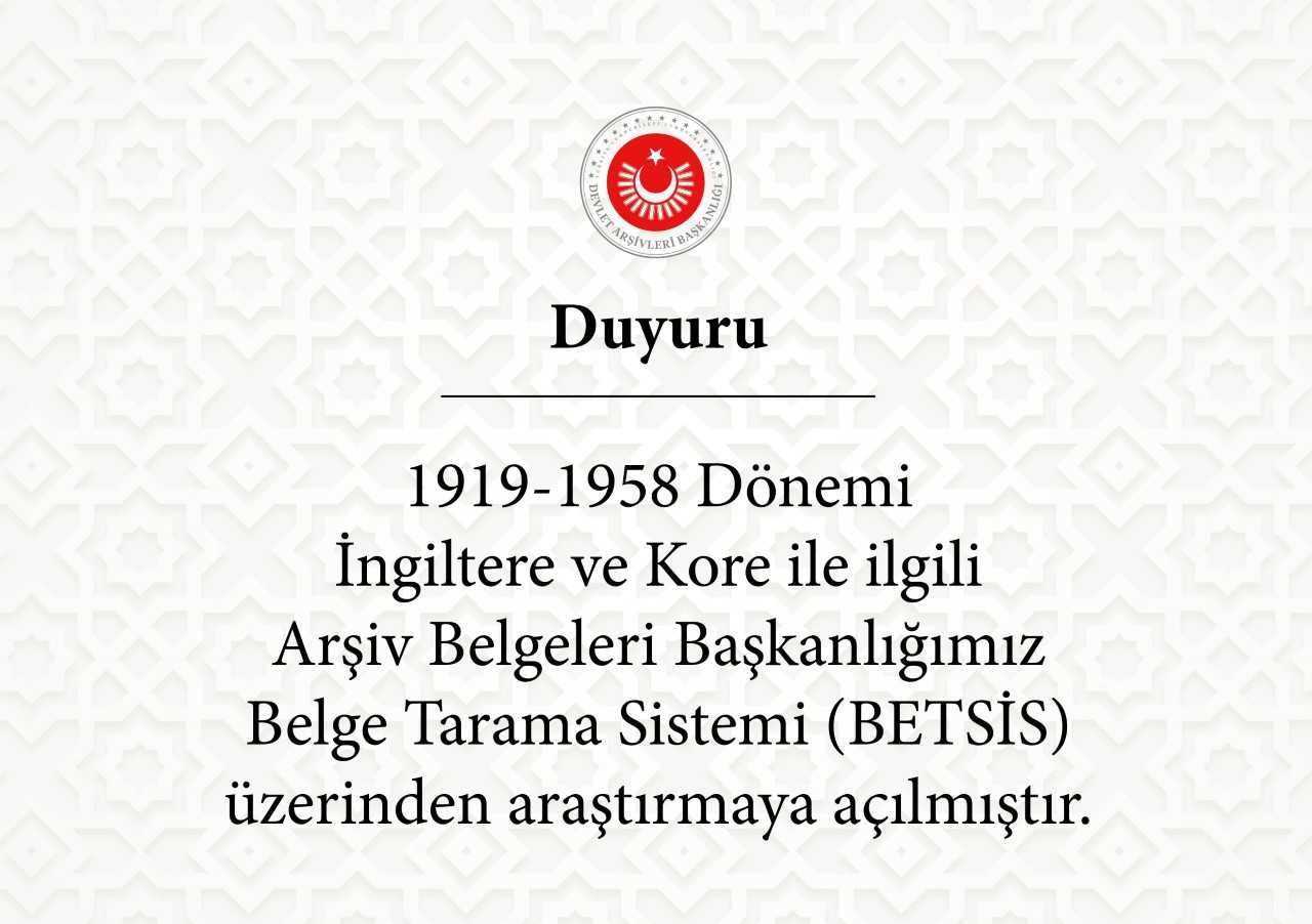 t c cumhurbaskanligi devlet arsivleri baskanligi